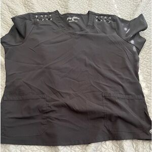 Grey's Anatomy Black Classic Crew Neck Tee
